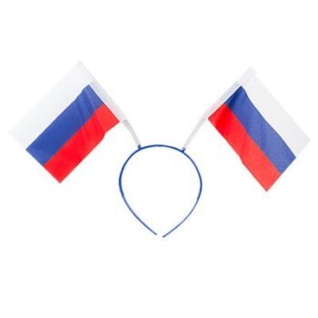 Ободок с флажками 'Россия' триколор