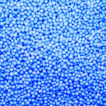 Шарики пенопласт, Голубой, 2-4 мм, 500 мл