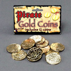 Монеты золотые пиратские