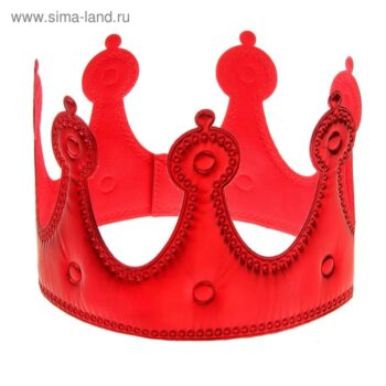 Корона мягкая Красная
