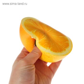 Сквиш Апельсин половинка 9,5*4,3см