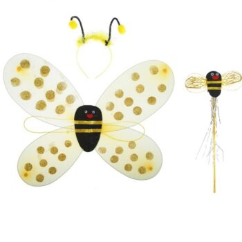 Карнавальный набор 'Весёлая Пчёлка' 3 предмета: ободок, крылья, жезл