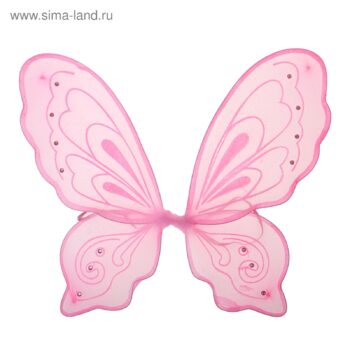 Карнавальные крылья 'Бабочка', цвет розовый