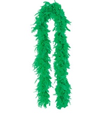 Боа (шарф-перо) зеленое 1,8 м.
