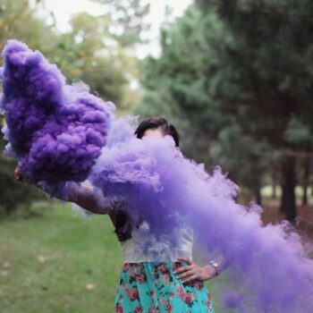 Цветной дым 'Фиолетовый', 30 секунд