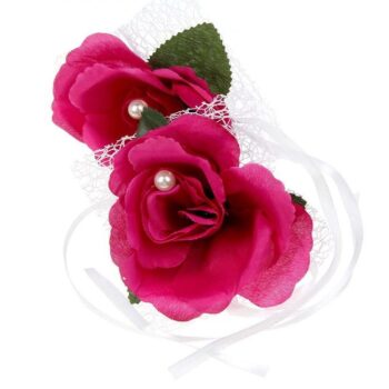Набор роз для декора, цвет пурпурный