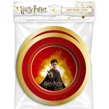 Тарелка бумажная 'Гарри Поттер', 6 шт, 18 см.