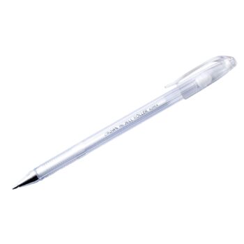 Ручка гелевая Crown чернила пастель белая узел 0,7 мм