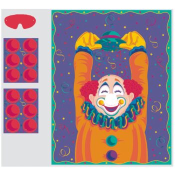 Игра с наклейками 'Веселый клоун'
