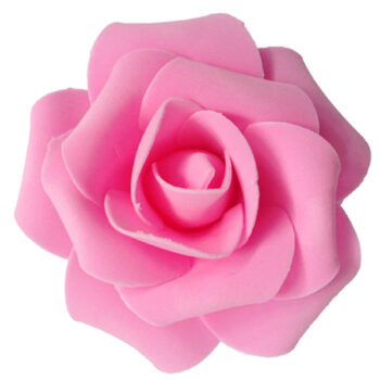 Декор свадебный 'Роза нежно-розовая' 12 см.