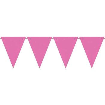 Гирлянда-вымпел Pink/розовая 3,75м