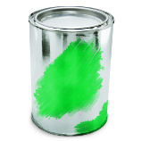 Краска для печати зеленая 1гр.