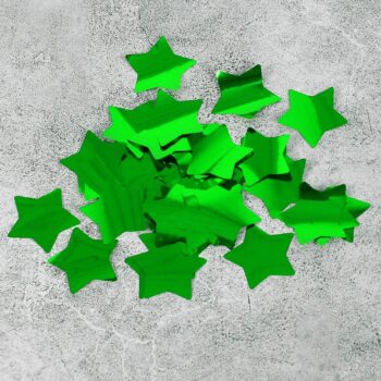 Конфетти Звезда 3см зеленая металлик 20гр