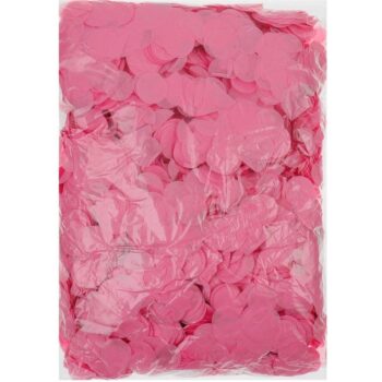 Конфетти 'Круг розовая бумага'. 2,5 см. 500г.