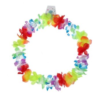 Гавайское ожерелье 'Крупные цветы', цвета микс